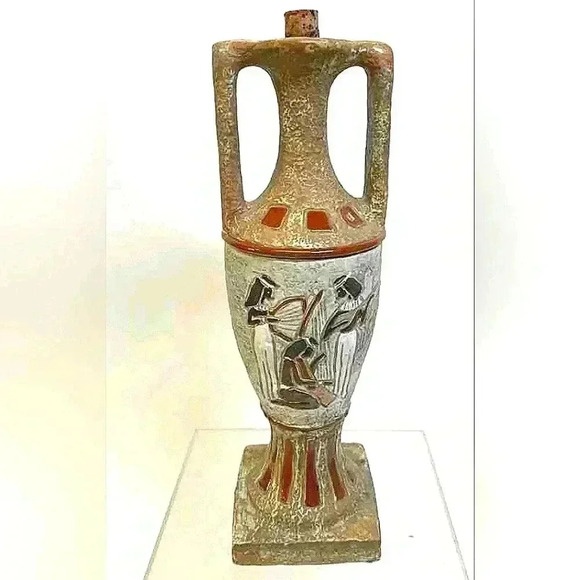 luxardo Other - EGYPTIAN ART- 1950’s Italian neo-Egyptian decanter 14” tall x 5” across